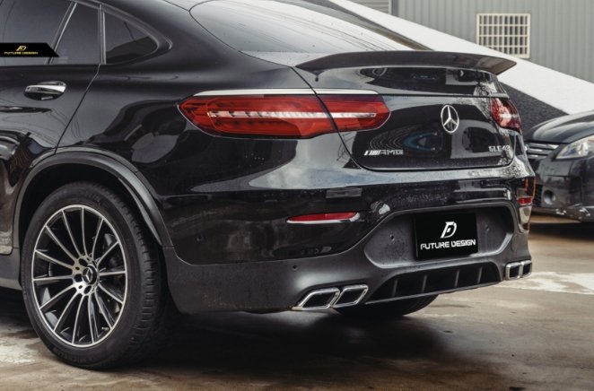 Future Design 63 Style Carbon Fiber REAR SPOILER for Mercedes Benz GLC250 AMG / GLC300 AMG / GLC43 AMG / GLC63 W253 GLC Coupe 2016-2019 Pre-facelift - Performance SpeedShop