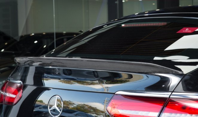 Carbon faser glc Spoiler Auto Heckspoiler Spoiler gad stil Für Mercedes  Benz GLC Coupe GLC250 GLC260 GLC300 GLC63 2016-2019 - AliExpress