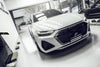 Future Design Blaze Carbon Fiber FRONT GRILL SIDE OVERLAY for Audi RS6 RS7 C8 2020-ON - Performance SpeedShop