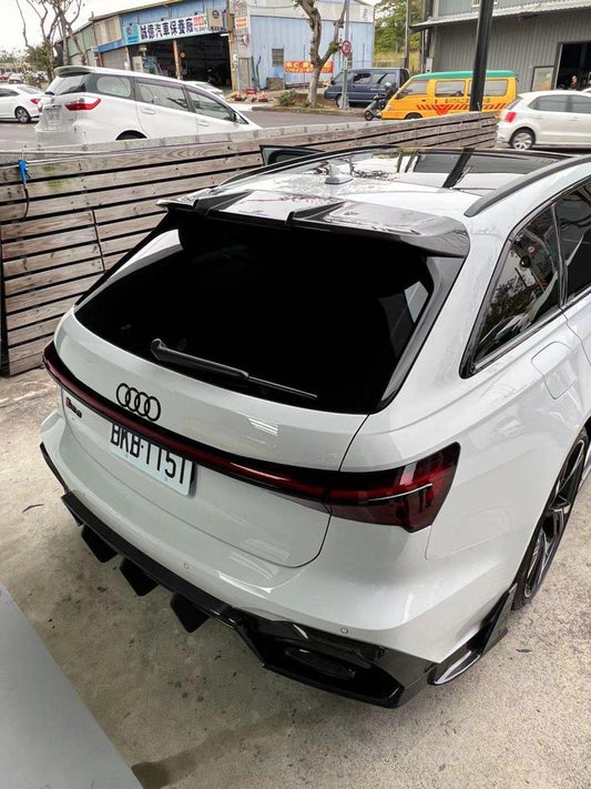 Future Design Blaze Carbon Fiber REAR SPOILER for Audi RS6 C8 2020-2022 - Performance SpeedShop