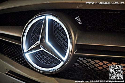 Future Design Car Led Emblem Badges Illuminated Star Front Car Light For Mercedes Benz A-Class C-Class CLA-Class - Performance SpeedShop