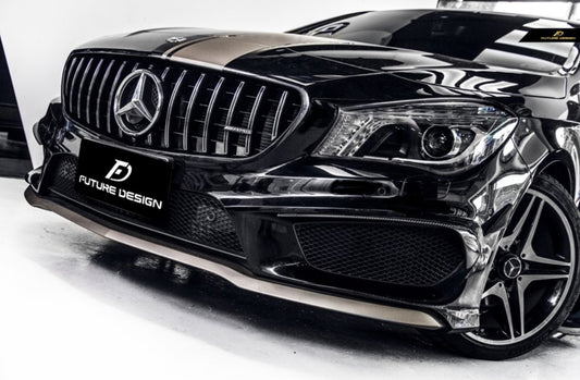 Future Design Carbon 2014-2016 C117 CLA-250 CLA-45 ABS Front Grill Ver.2 - Performance SpeedShop