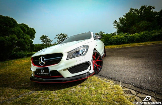 Future Design Carbon 2014-2016 C117 CLA-250 CLA-45 Carbon Fiber Front Lip Ver.4 - Performance SpeedShop