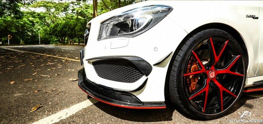 Future Design Carbon 2014-2016 C117 CLA-250 CLA-45 Carbon Fiber Front Lip Ver.4 - Performance SpeedShop