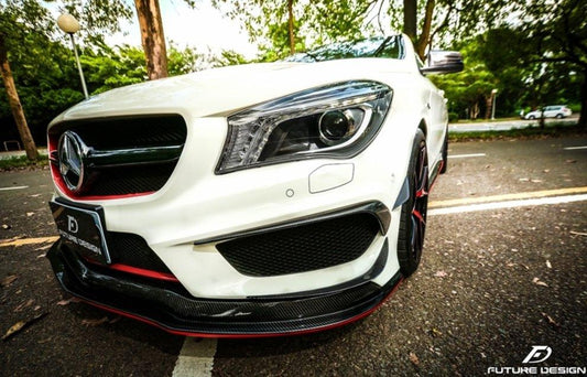 Future Design Carbon 2014-2016 C117 CLA-250 CLA-45 Carbon Fiber Front Lip Ver.4 - Performance SpeedShop