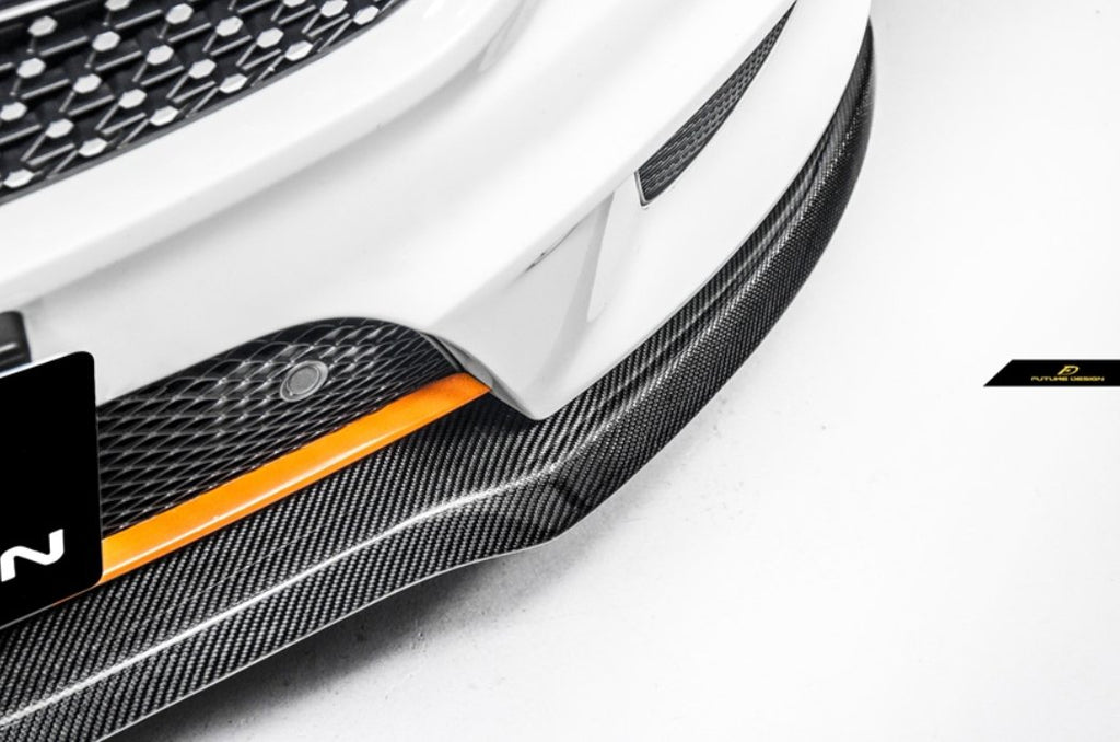 Future Design Carbon 2014-2016 C117 CLA-250 CLA-45 Carbon Fiber Front Lip Ver.6 - Performance SpeedShop