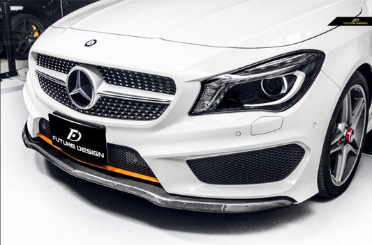 Future Design Carbon 2014-2016 C117 CLA-250 CLA-45 Carbon Fiber Front Lip Ver.6 - Performance SpeedShop