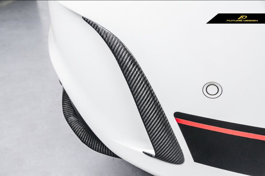 Future Design Carbon 2014-2019 C117 CLA-250 CLA-45 Carbon Fiber Rear Bumper Canards - Performance SpeedShop