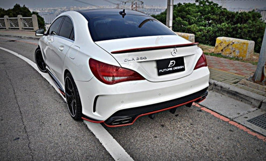 Future Design Carbon 2014-2019 C117 CLA-250 CLA-45 Carbon Fiber Rear Diffuser Ver.2 - Performance SpeedShop