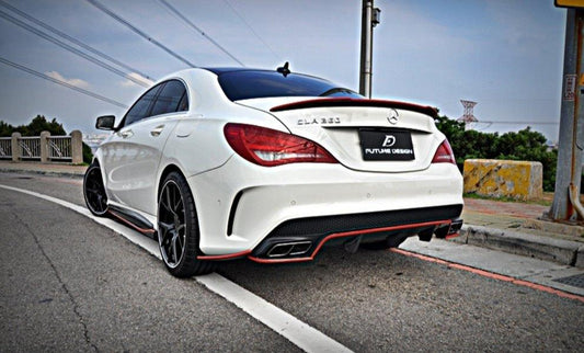 Future Design Carbon 2014-2019 C117 CLA-250 CLA-45 Carbon Fiber Rear Diffuser Ver.2 - Performance SpeedShop