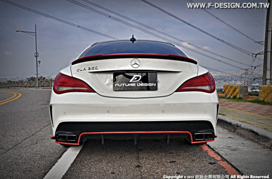 Future Design Carbon 2014-2019 C117 CLA-250 CLA-45 Carbon Fiber Rear Diffuser Ver.2 - Performance SpeedShop