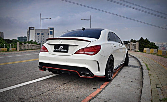 Future Design Carbon 2014-2019 C117 CLA-250 CLA-45 Carbon Fiber Rear Diffuser Ver.2 - Performance SpeedShop