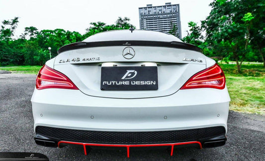 Future Design Carbon 2014-2019 C117 CLA-250 CLA-45 Carbon Fiber Rear Diffuser Ver.3 - Performance SpeedShop