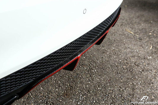 Future Design Carbon 2014-2019 C117 CLA-250 CLA-45 Carbon Fiber Rear Diffuser Ver.3 - Performance SpeedShop