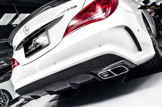 Future Design Carbon 2014-2019 C117 CLA-250 CLA-45 G.I. Exhaust Tips Ver.2 - Performance SpeedShop