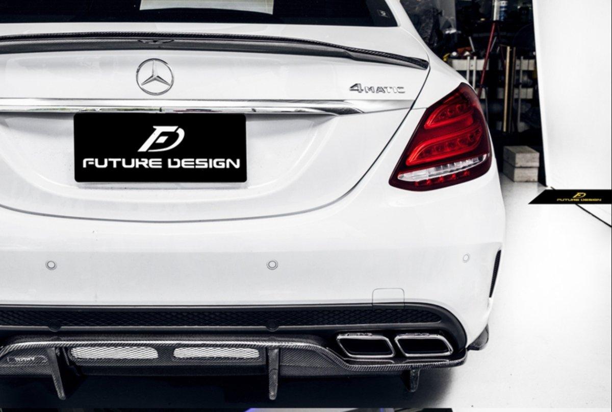 Future Design Carbon 2015-ON Carbon Fiber Rear Spoiler P Style for ...