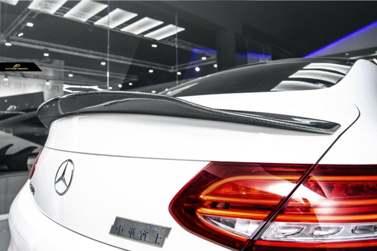Future Design Carbon 2015-ON Carbon Fiber Rear Spoiler P Style for ...