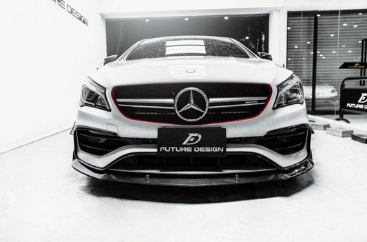 Future Design Carbon 2017-2019 C117 CLA-250 CLA-45 Carbon Fiber Front Lip - Performance SpeedShop