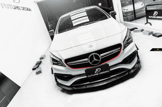 Future Design Carbon 2017-2019 C117 CLA-250 CLA-45 Carbon Fiber Front Lip - Performance SpeedShop