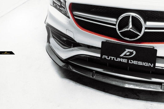 Future Design Carbon 2017-2019 C117 CLA-250 CLA-45 Carbon Fiber Front Lip - Performance SpeedShop