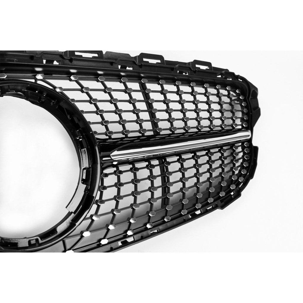 Future Design Carbon ABS Front Grill Diamond Style For Mercedes Benz C300 C450 C45 with Sport Package W205 2015-ON - Performance SpeedShop