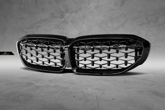 Future Design Carbon BMW G20 / G21 3 Series ABS Front Grill Ver.1 - Performance SpeedShop