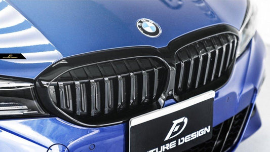 Future Design Carbon BMW G20 / G21 3 Series ABS Front Grill Ver.2 - Performance SpeedShop