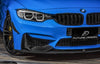 Future Design Carbon Carbon Fiber Front Bumper Canards BMW F80 F82 F83 M3 M4 - Performance SpeedShop