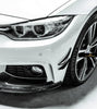 Future Design Carbon Carbon Fiber Front Bumper Canards for BMW 4 Series F32 F33 F36 - Performance SpeedShop