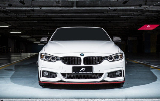 Future Design Carbon Carbon Fiber Front Lip Ver.3 for BMW 4 Series F32 F33 F36 - Performance SpeedShop