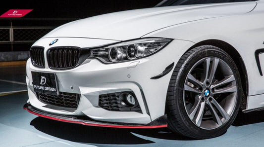 Future Design Carbon Carbon Fiber Front Lip Ver.3 for BMW 4 Series F32 F33 F36 - Performance SpeedShop