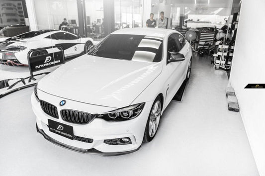 Future Design Carbon Carbon Fiber Front Lip Ver.4 for BMW 4 Series F32 F33 F36 - Performance SpeedShop