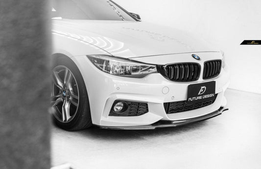 Future Design Carbon Carbon Fiber Front Lip Ver.4 for BMW 4 Series F32 F33 F36 - Performance SpeedShop