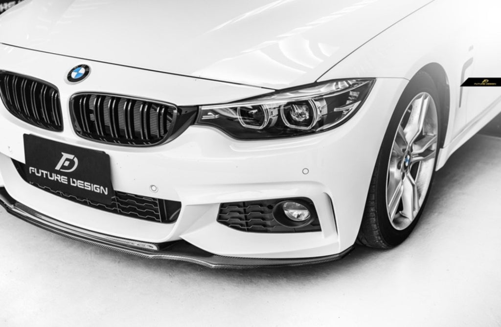 Future Design Carbon Carbon Fiber Front Lip Ver.4 for BMW 4 Series F32 F33 F36 - Performance SpeedShop