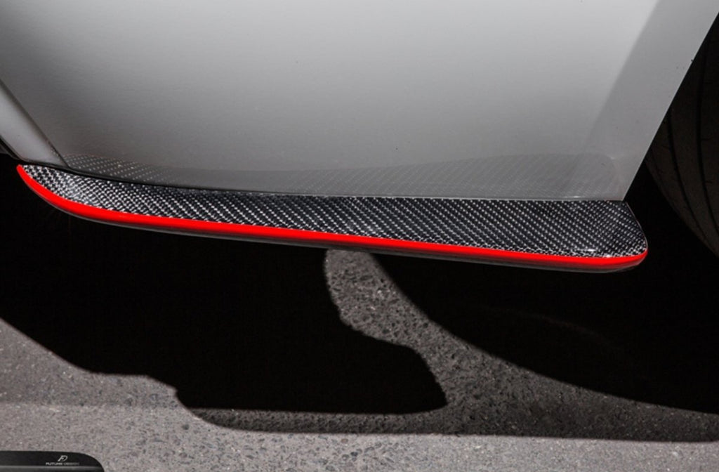 Future Design Carbon Carbon Fiber Rear Canards Ver.2 for BMW 4 Series F32 F33 F36 - Performance SpeedShop