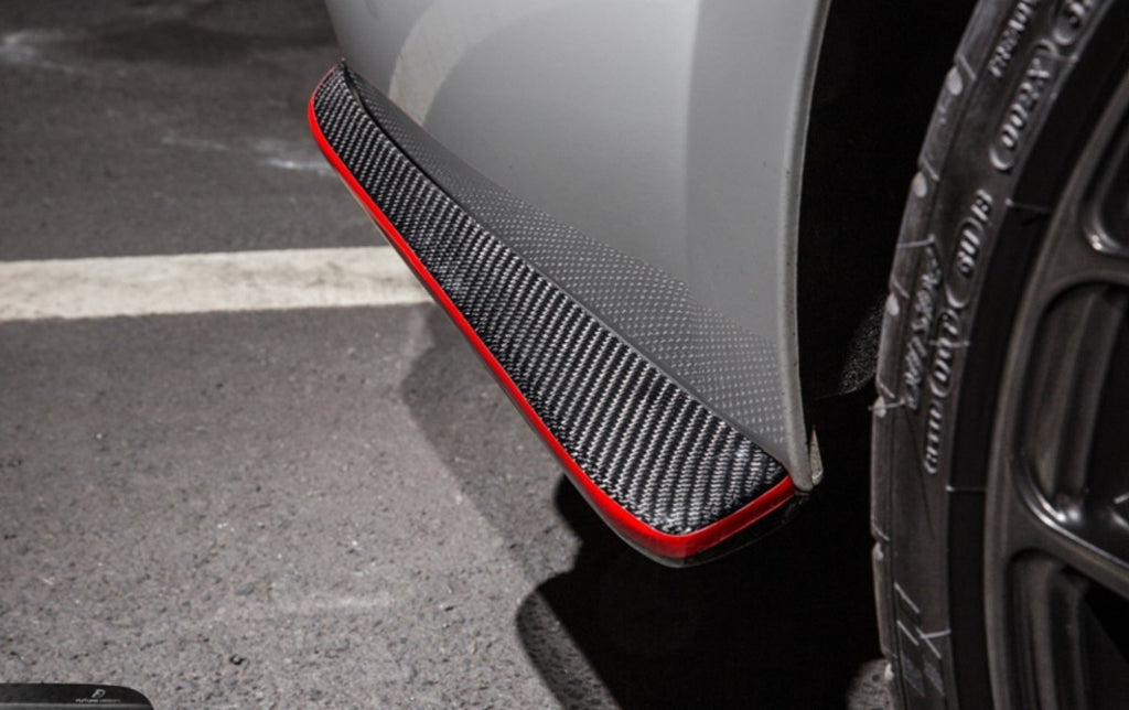 Future Design Carbon Carbon Fiber Rear Canards Ver.2 for BMW 4 Series F32 F33 F36 - Performance SpeedShop