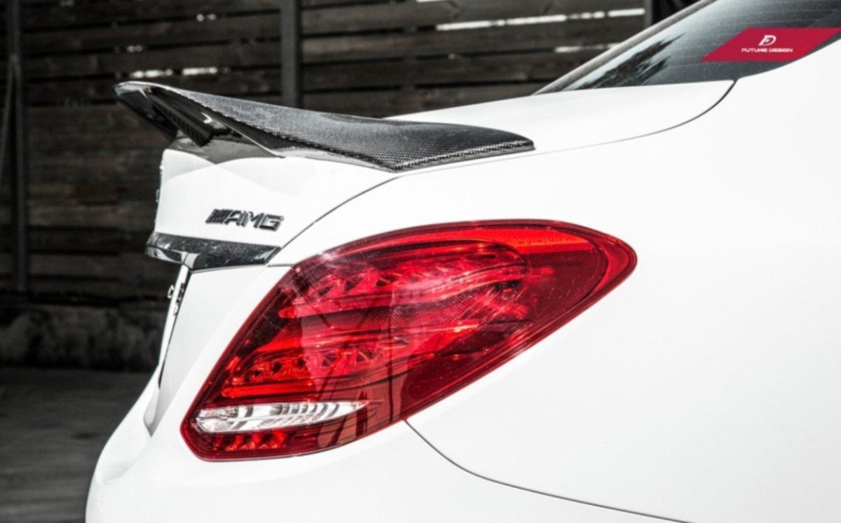 Future Design Carbon Carbon Fiber Rear Spoiler R Style for Mercedes ...