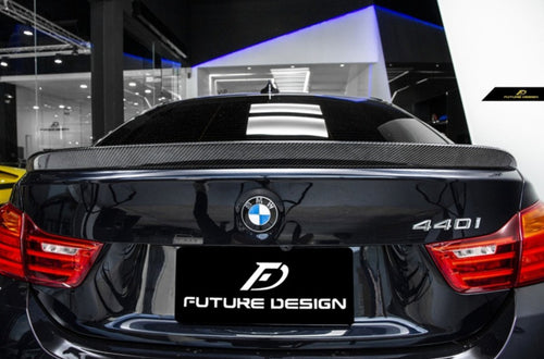 Future Design Carbon Carbon Fiber Rear Spoiler Ver.1 for BMW 4 Series F36 4 Door - Performance SpeedShop