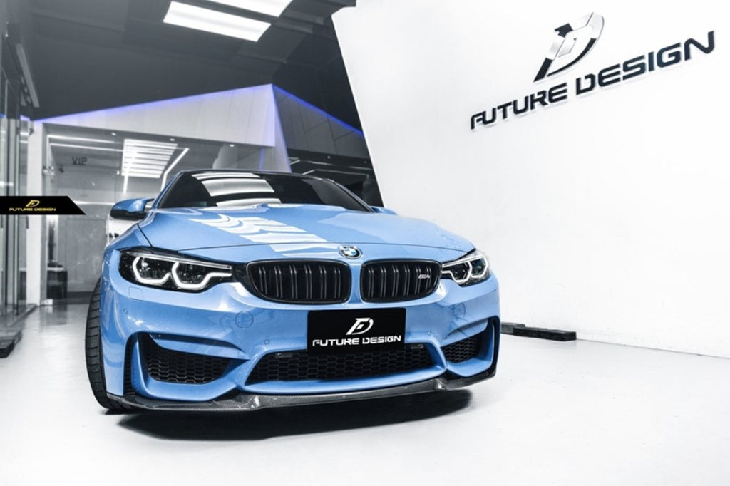 Future Design Carbon CS Carbon Fiber Front Lip for BMW F80 F82 F83 M3 M4 - Performance SpeedShop