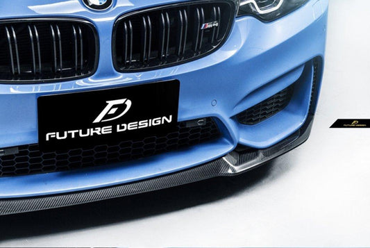 Future Design Carbon CS Carbon Fiber Front Lip for BMW F80 F82 F83 M3 M4 - Performance SpeedShop