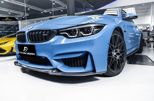 Future Design Carbon CS Carbon Fiber Front Lip for BMW F80 F82 F83 M3 M4 - Performance SpeedShop