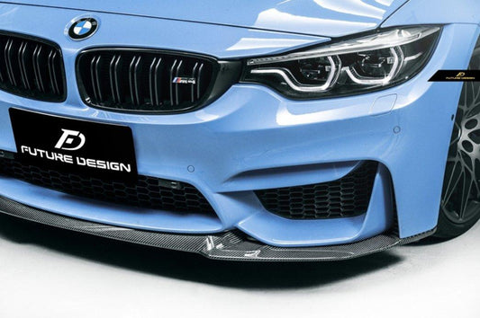 Future Design Carbon CS Carbon Fiber Front Lip for BMW F80 F82 F83 M3 M4 - Performance SpeedShop