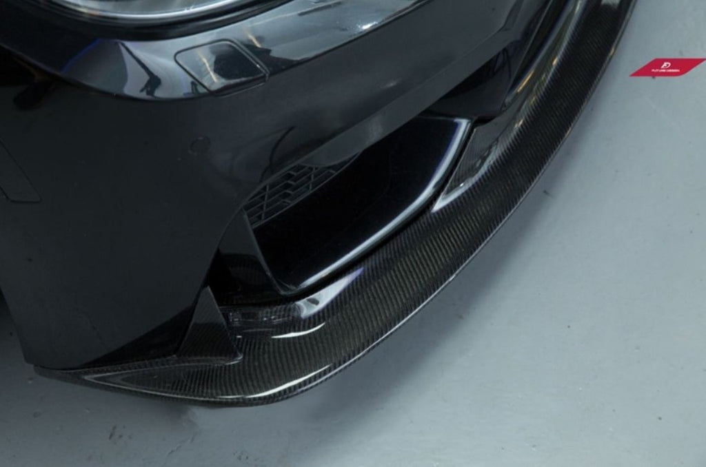 Future Design Carbon E Style Carbon Fiber Front Lip for BMW F80 F82 F83 M3 M4 - Performance SpeedShop