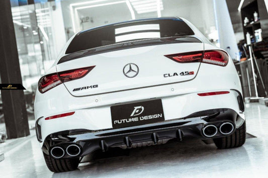 Future Design Carbon ED1 Carbon Fiber Rear Spoiler For 2020-ON C118 CLA45 CLA35 CLA250 - Performance SpeedShop