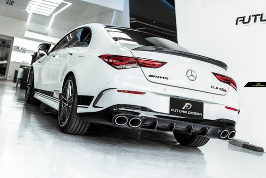 Future Design Carbon ED1 Carbon Fiber Rear Spoiler For 2020-ON C118 CLA45 CLA35 CLA250 - Performance SpeedShop