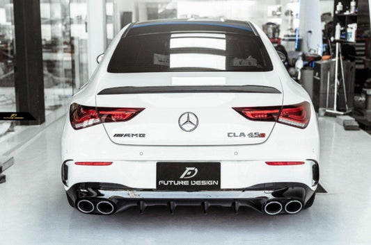 Future Design Carbon ED1 Carbon Fiber Rear Spoiler For 2020-ON C118 CLA45 CLA35 CLA250 - Performance SpeedShop