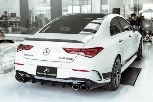 Future Design Carbon ED1 Carbon Fiber Rear Spoiler For 2020-ON C118 CLA45 CLA35 CLA250 - Performance SpeedShop