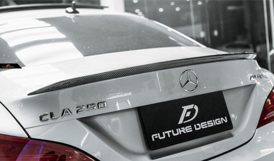 Future Design Carbon ED1 Carbon Fiber Rear Spoiler2014-2019 C117 CLA-250 CLA-45 - Performance SpeedShop