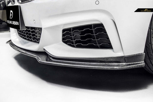 Future Design Carbon END Carbon Fiber Front Lip for BMW 4 Series F32 F33 F36 - Performance SpeedShop