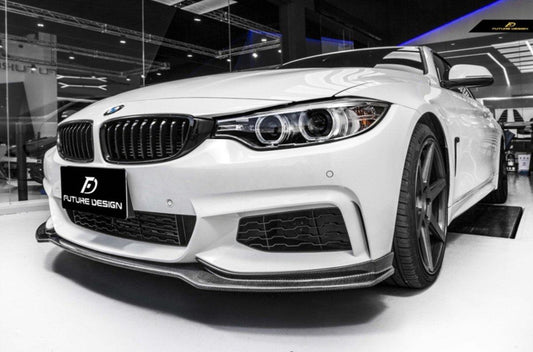 Future Design Carbon END Carbon Fiber Front Lip for BMW 4 Series F32 F33 F36 - Performance SpeedShop